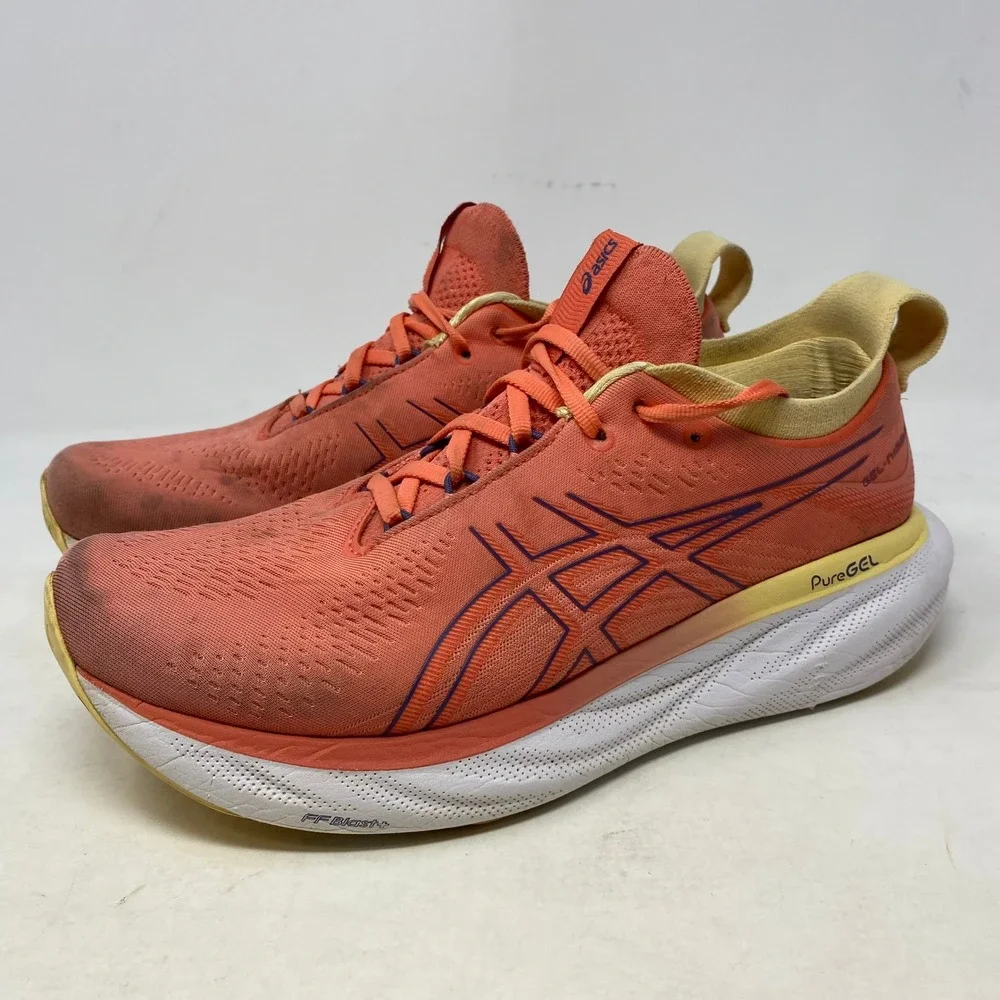 Asics Gel-Nimbus 25 Womens Running‎ Shoes Papaya Dusty Purple 1012B356-800